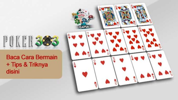 Cara Bermain Capsa Susun di Produk IDN Poker